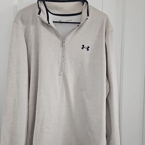 Under Armour Beige Quarter-Zip Pullover